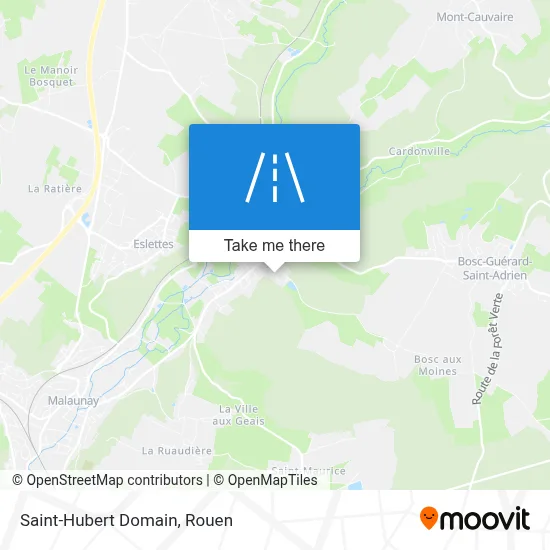 Domaine Saint-Hubert map
