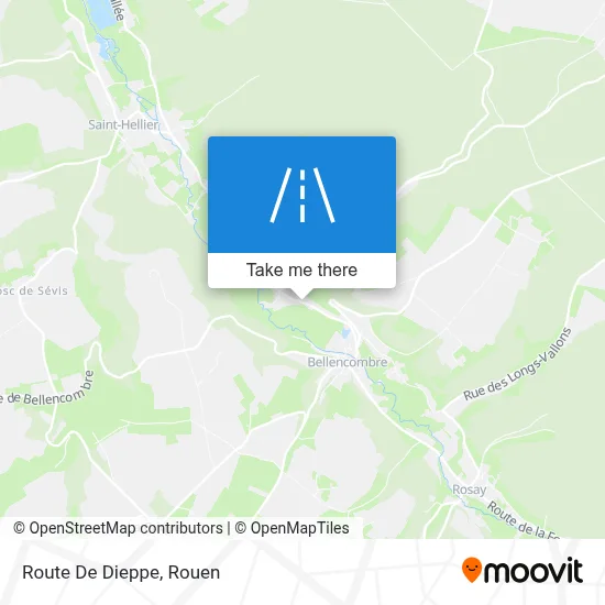 Route De Dieppe map