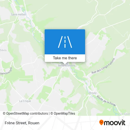 Mapa Rue Du Frêne