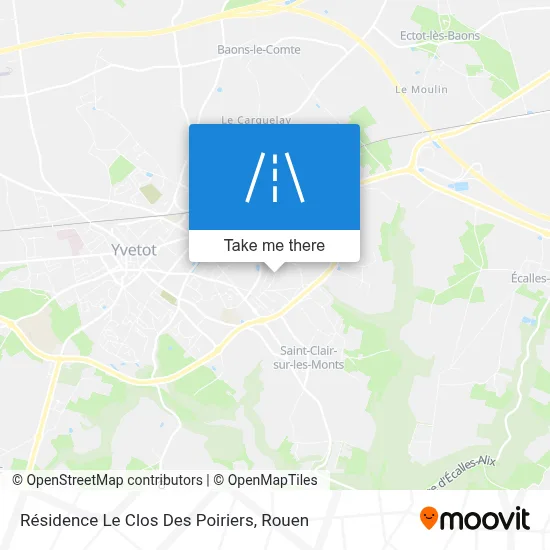 Résidence Le Clos Des Poiriers map