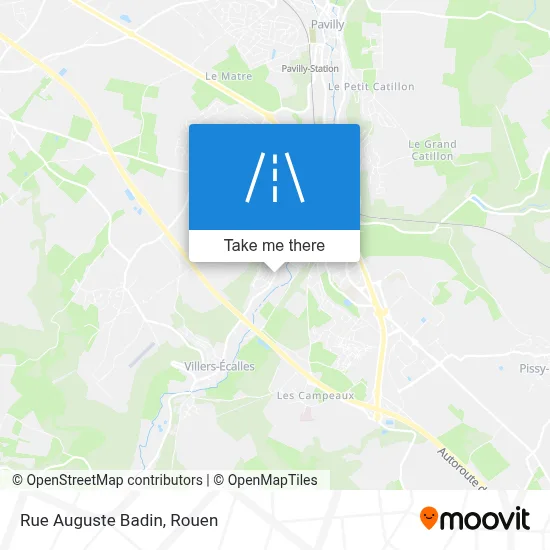 Rue Auguste Badin map