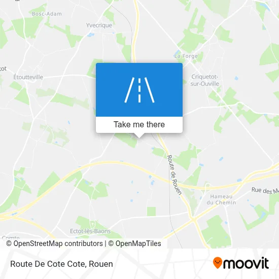 Route De Cote Cote map