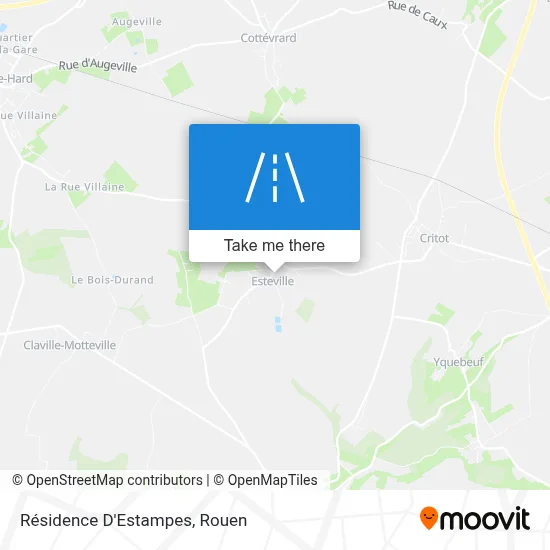 Résidence D'Estampes map