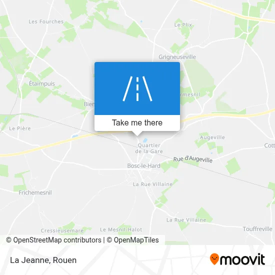 La Jeanne map