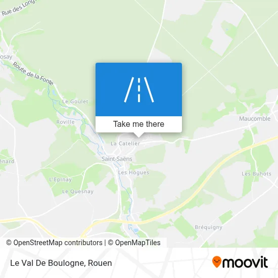 Le Val De Boulogne map