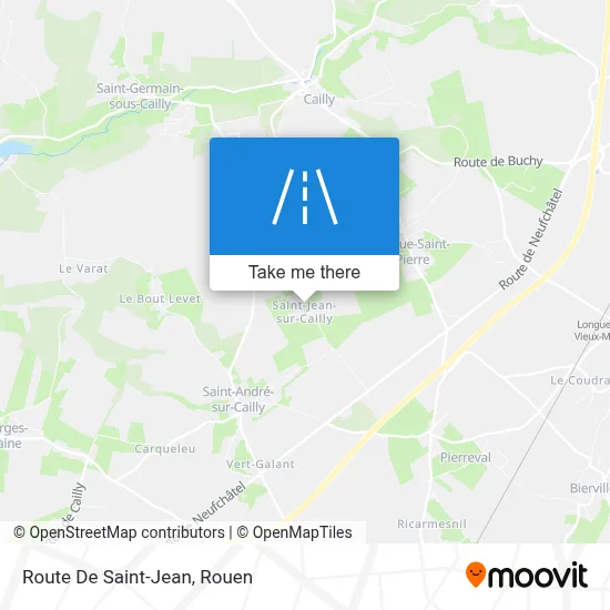 Route De Saint-Jean map