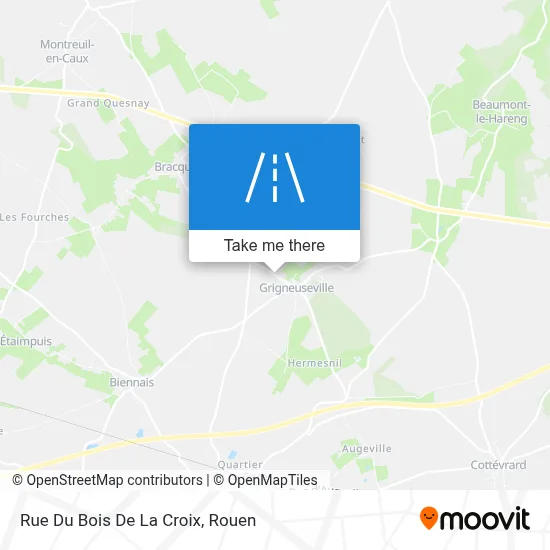 Mapa Rue Du Bois De La Croix