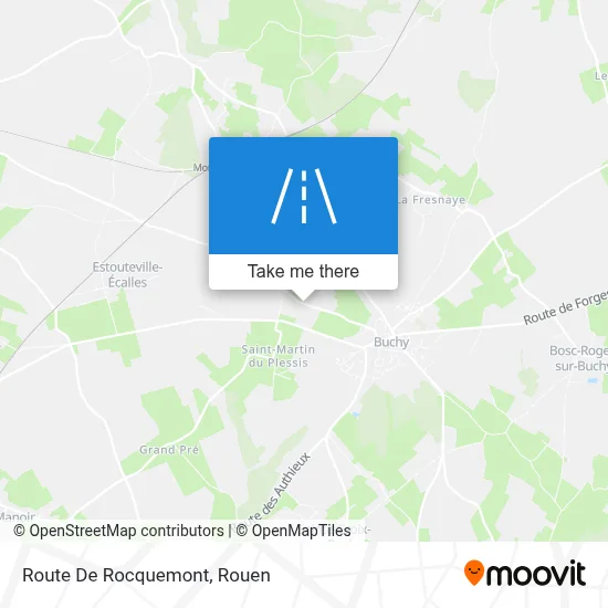 Route De Rocquemont map