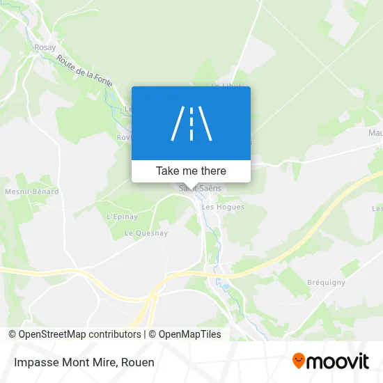 Impasse Mont Mire map