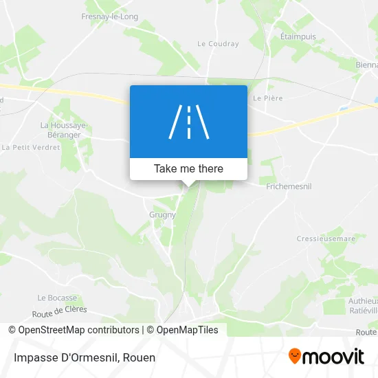 Mapa Impasse D'Ormesnil