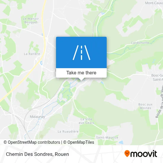 Chemin Des Sondres map