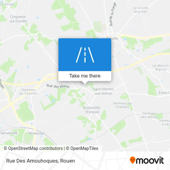 Rue Des Amouhoques map