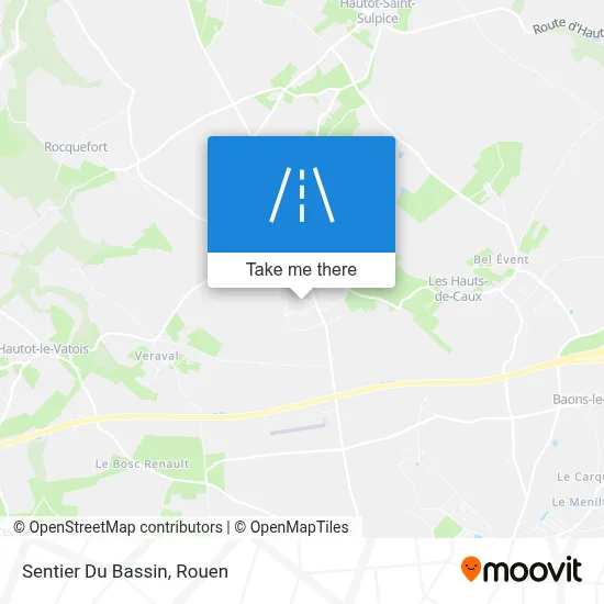 Sentier Du Bassin map