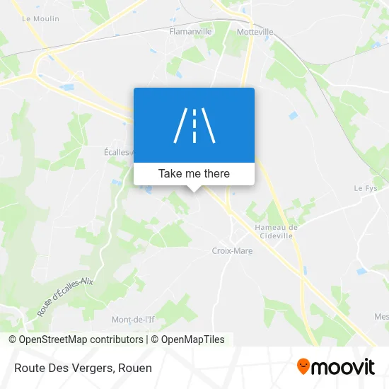 Route Des Vergers map