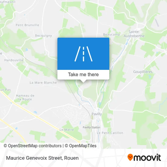 Rue Maurice Genevoix map