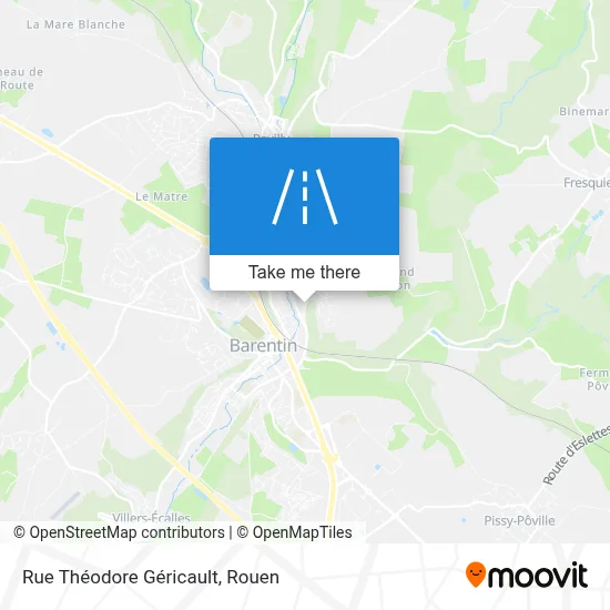 Rue Théodore Géricault map