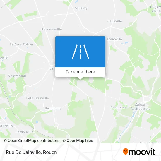Mapa Rue De Jainville