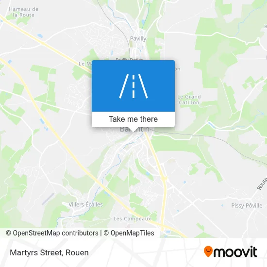 Mapa Rue Des Martyrs