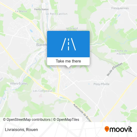 Livraisons map