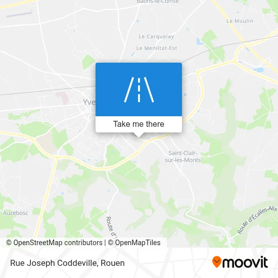 Mapa Rue Joseph Coddeville