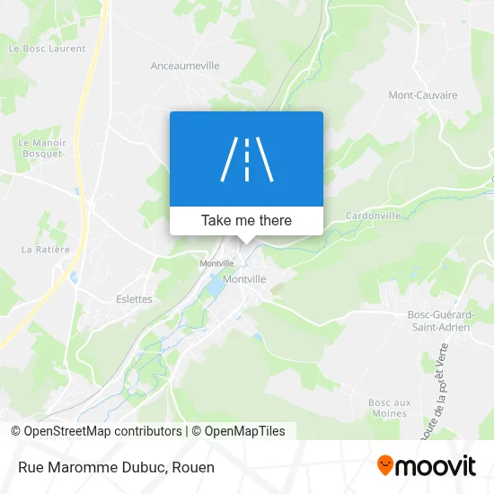 Rue Maromme Dubuc map