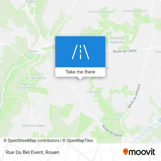 Rue Du Bel Event map