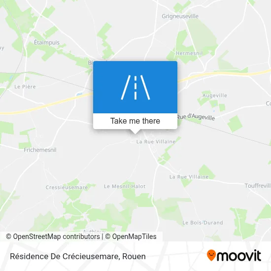 Résidence De Crécieusemare map