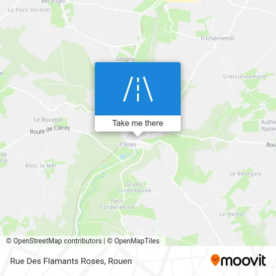 Rue Des Flamants Roses map