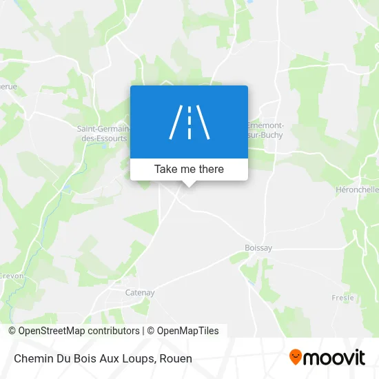 Chemin Du Bois Aux Loups map