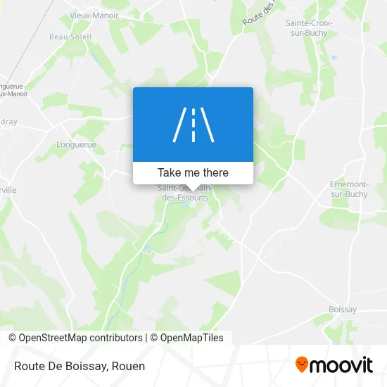 Route De Boissay map