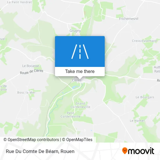 Rue Du Comte De Béarn map