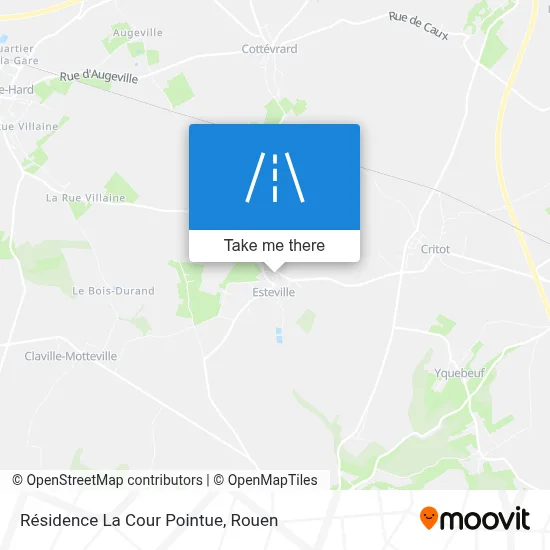Résidence La Cour Pointue map