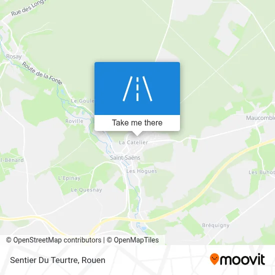 Sentier Du Teurtre map
