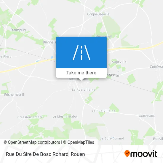 Mapa Rue Du Sire De Bosc Rohard