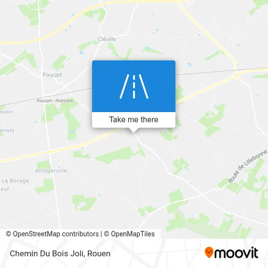 Chemin Du Bois Joli map