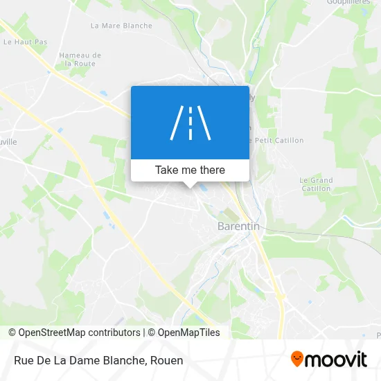 Rue De La Dame Blanche map