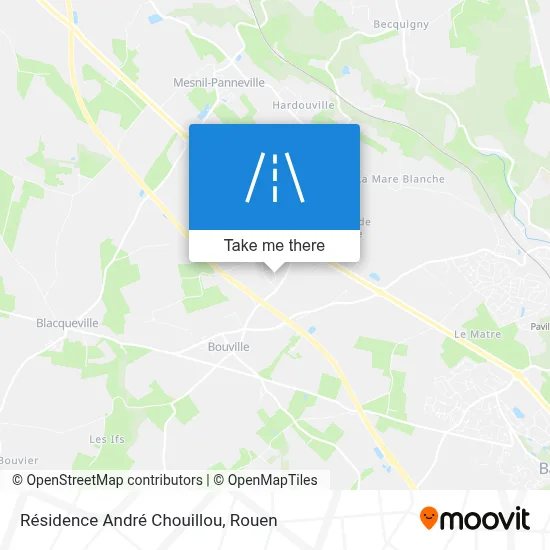 Résidence André Chouillou map