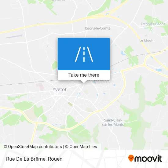 Rue De La Brême map