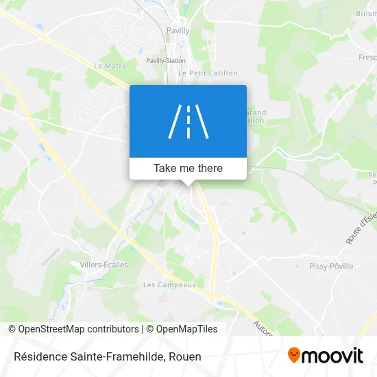 Résidence Sainte-Framehilde map