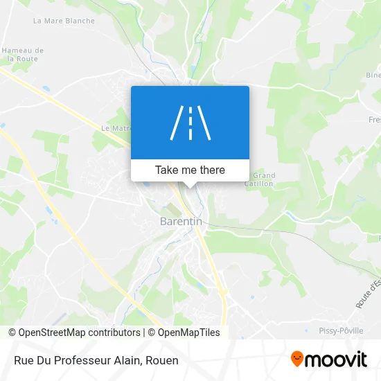 Rue Du Professeur Alain map