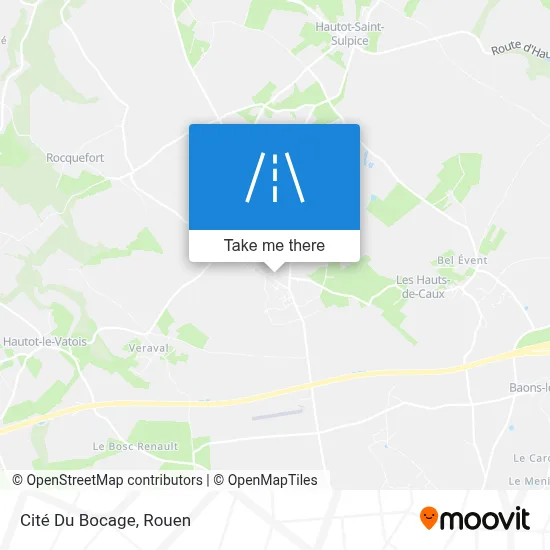 Cité Du Bocage map