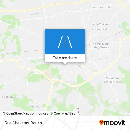 Mapa Rue Cheverny
