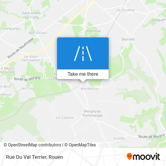 Rue Du Val Terrier map