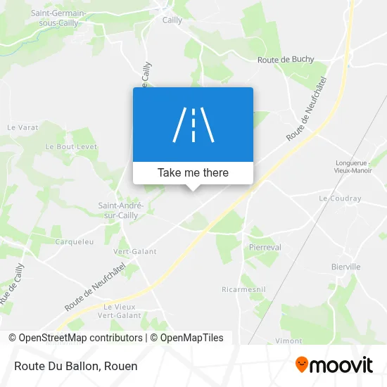 Route Du Ballon map