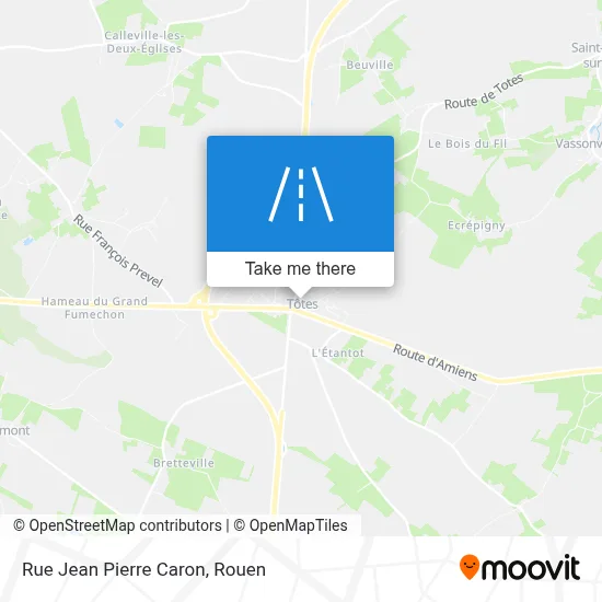 Rue Jean Pierre Caron map