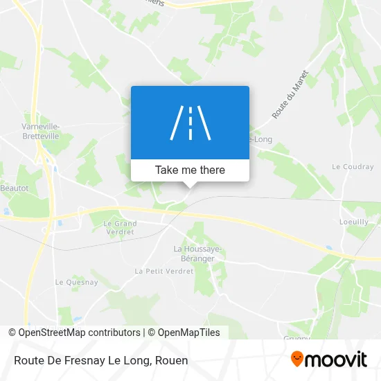 Route De Fresnay Le Long map