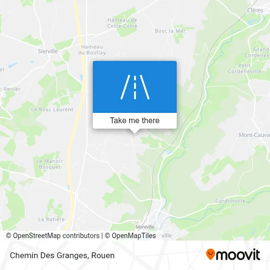 Mapa Chemin Des Granges