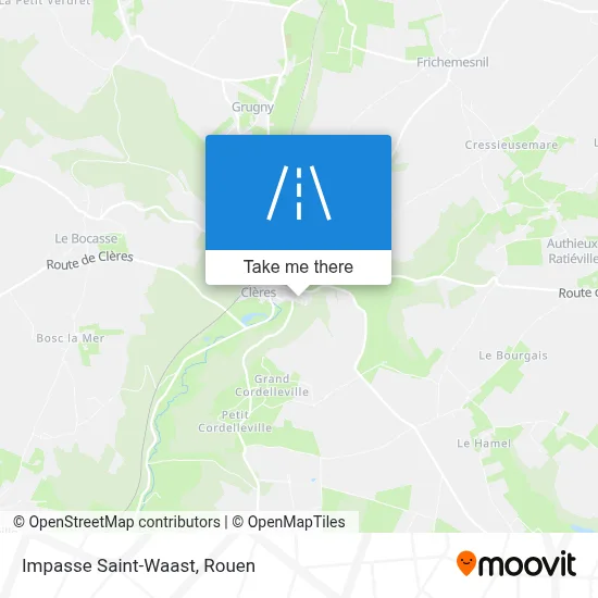 Impasse Saint-Waast map