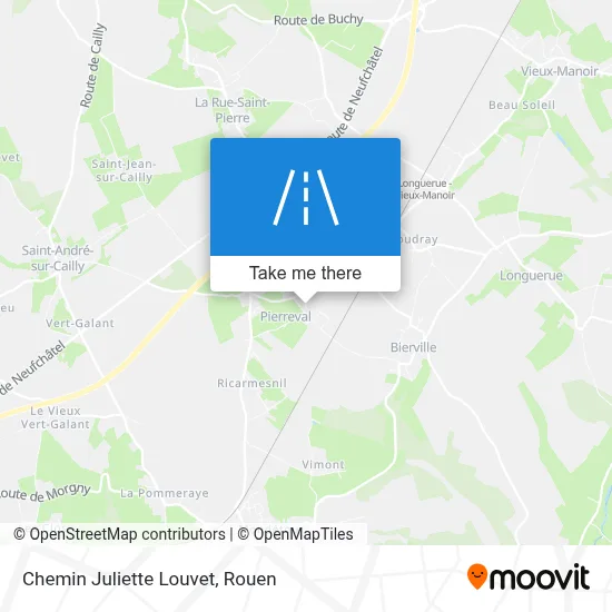 Chemin Juliette Louvet map