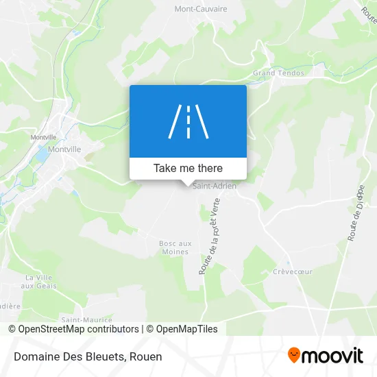 Domaine Des Bleuets map